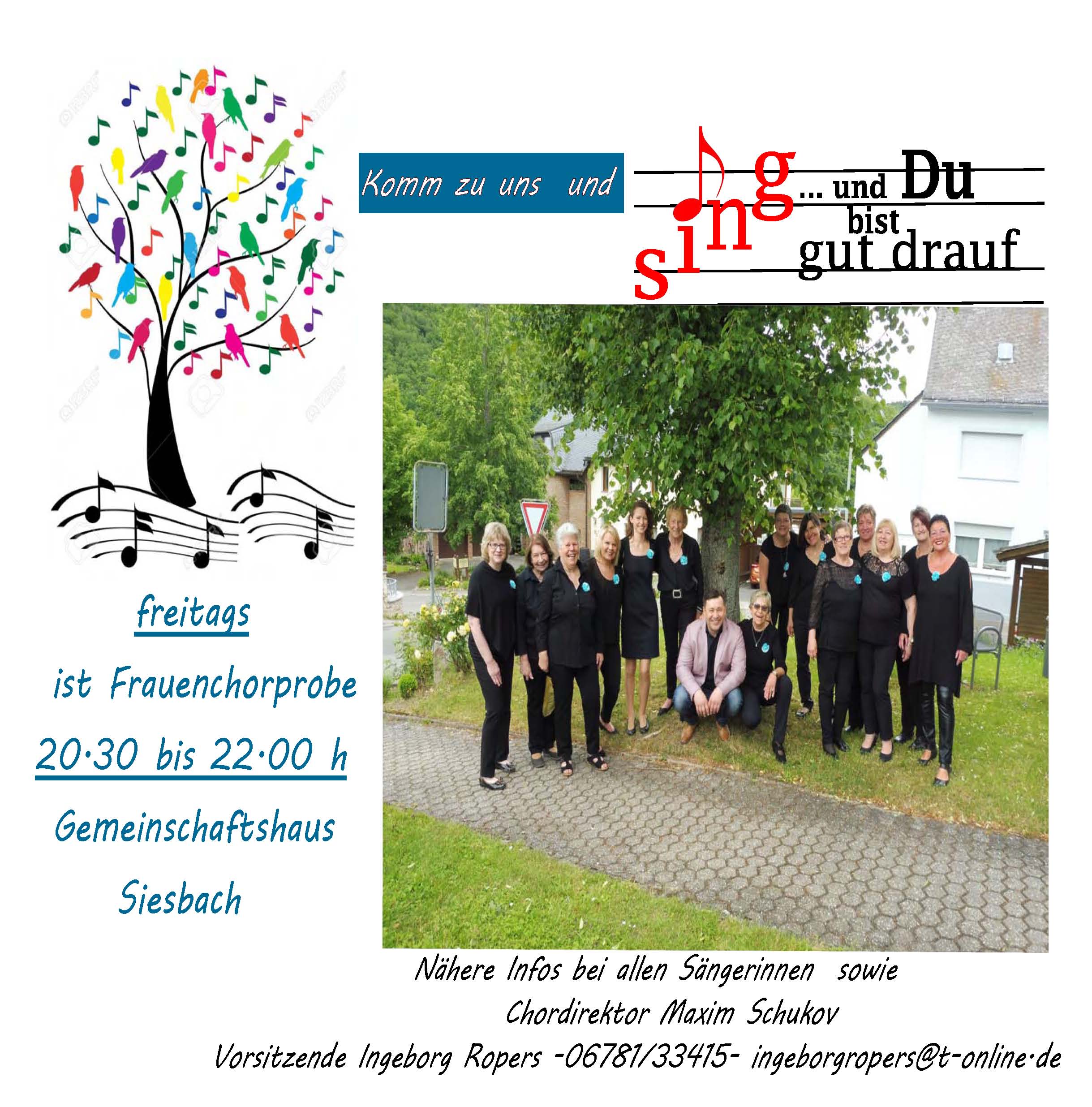 Frauenchor Siesbach Info 2019