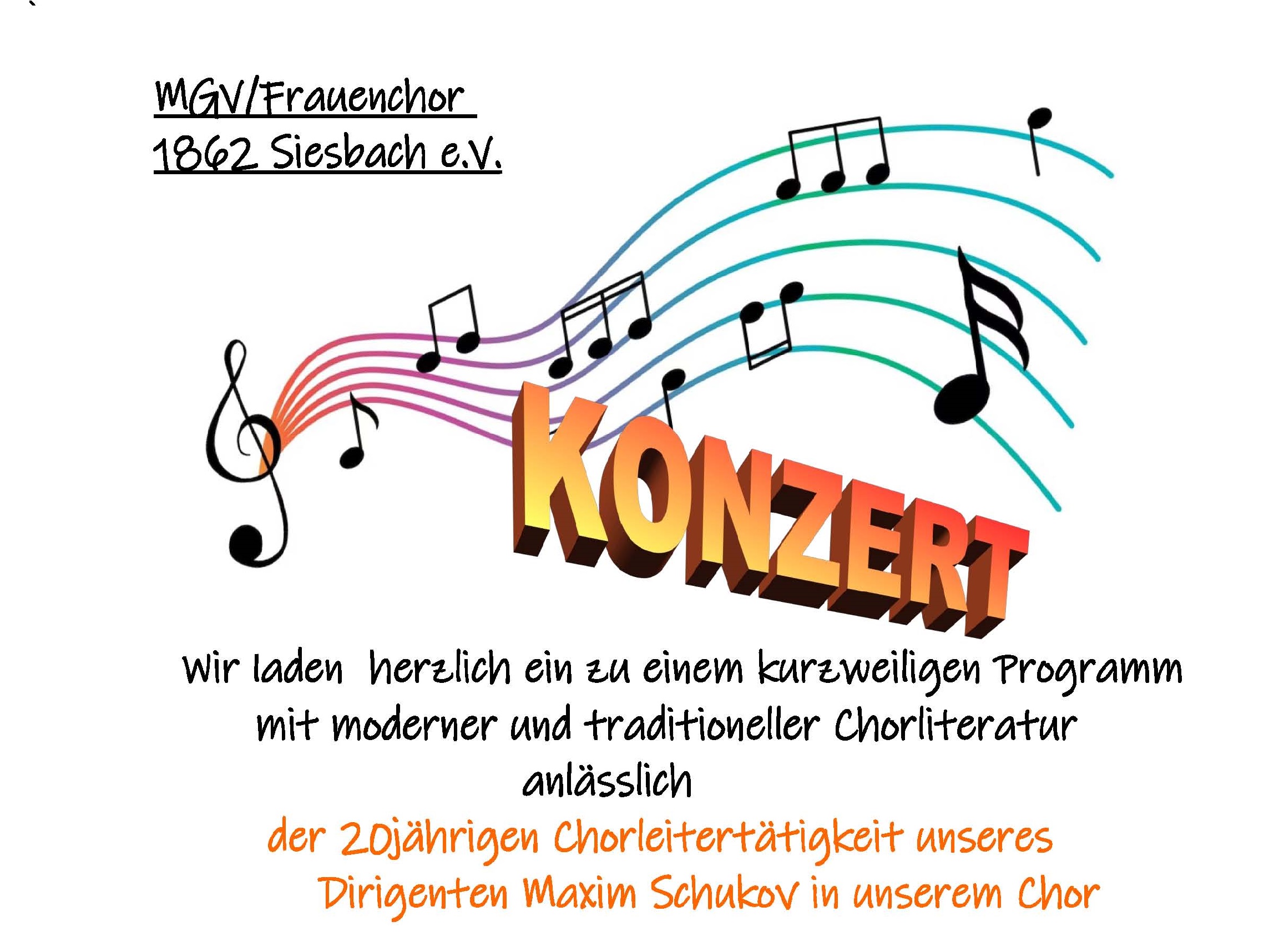 MGV Siesbach Konzert Juni 2023