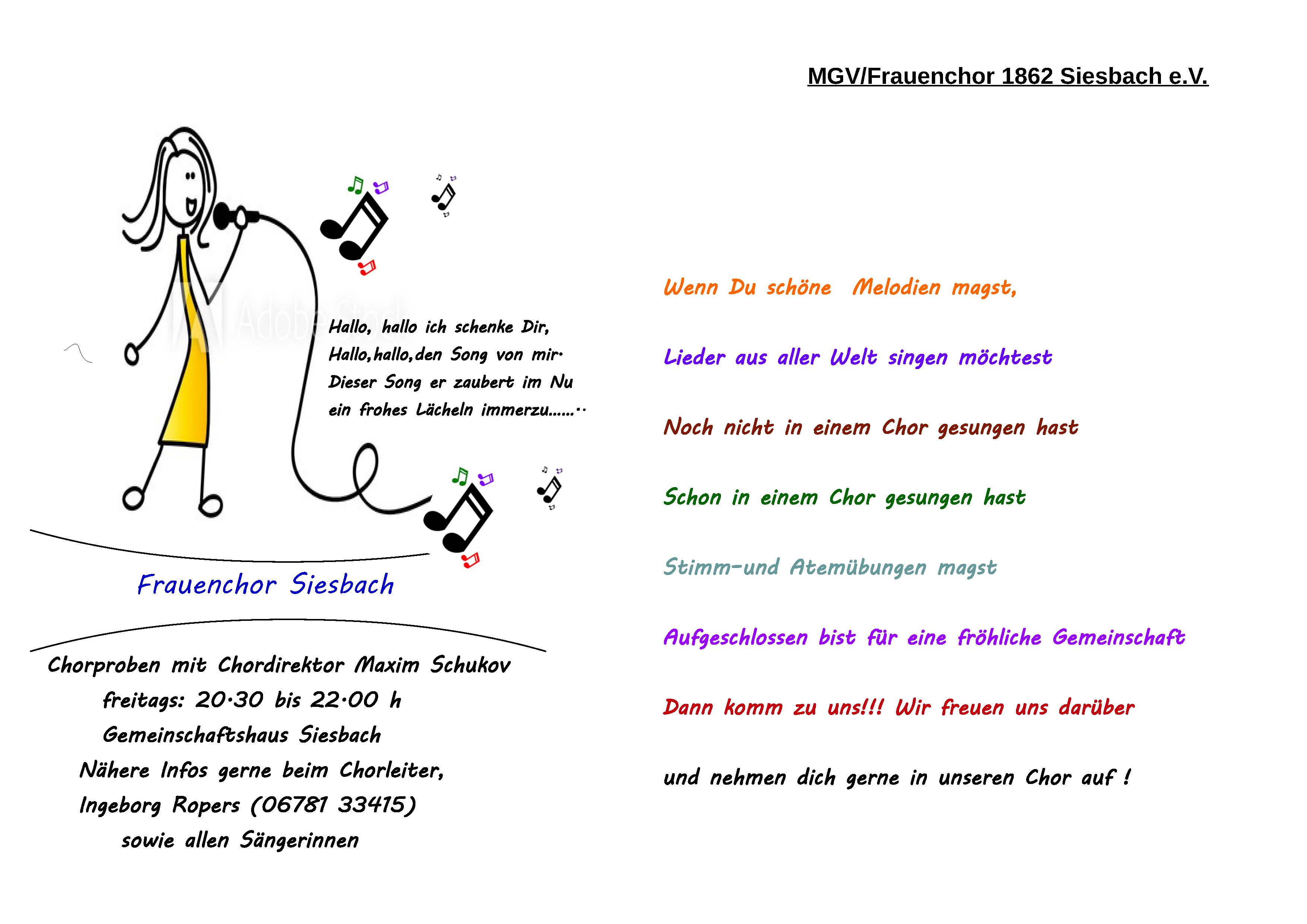 MGV Frauenchor Siesbach