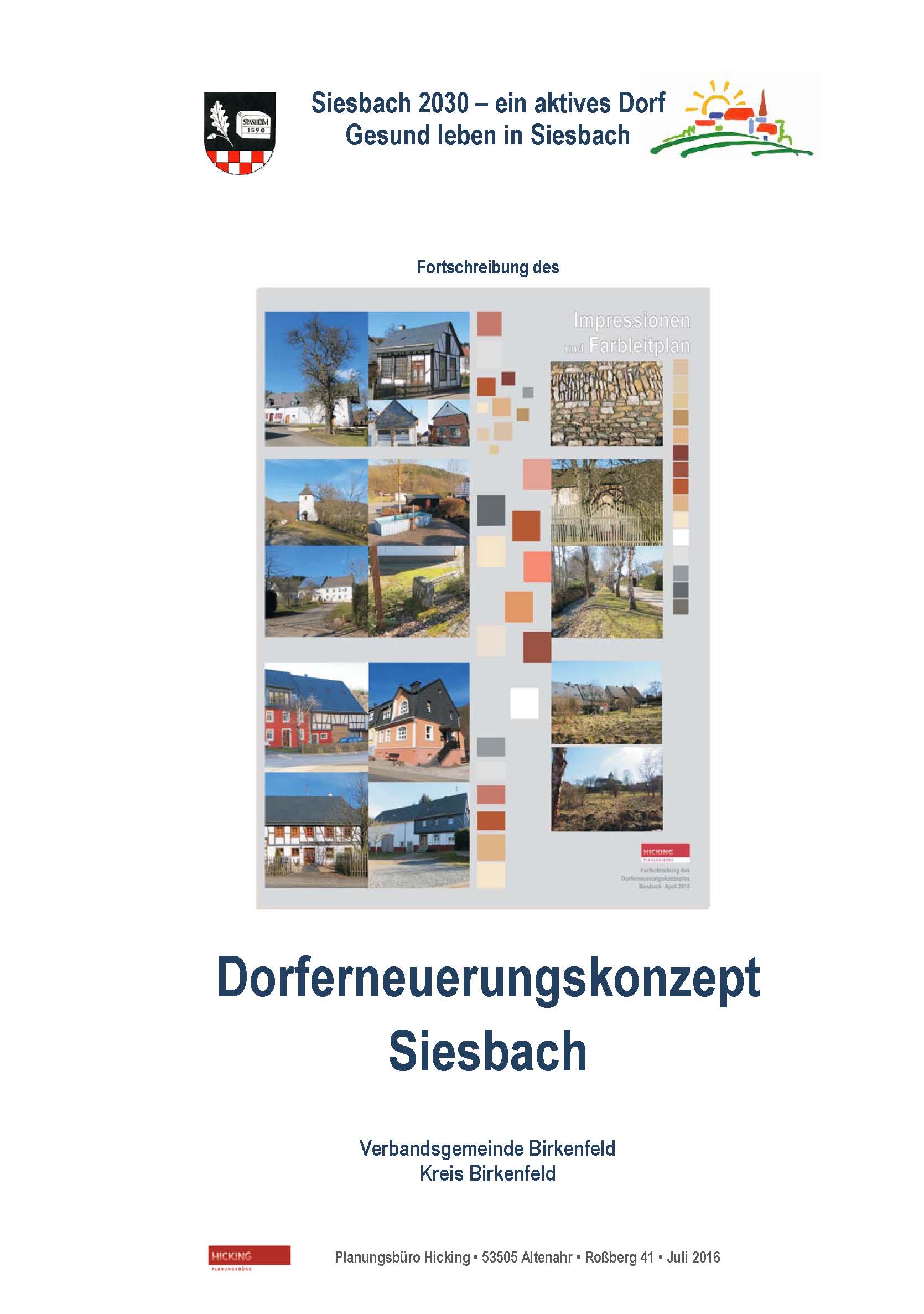 Erläuterungsbericht  Dorferneuerung Siesbach