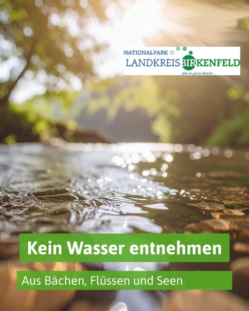 Wasserentnahmeverbot Landkreis Birkenfeld Juli 2026